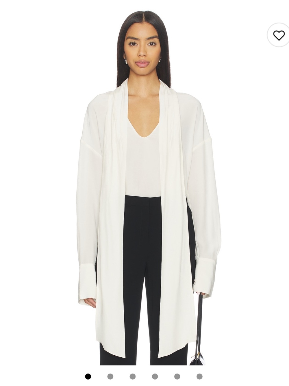 Eaves saeunn scarf blouse